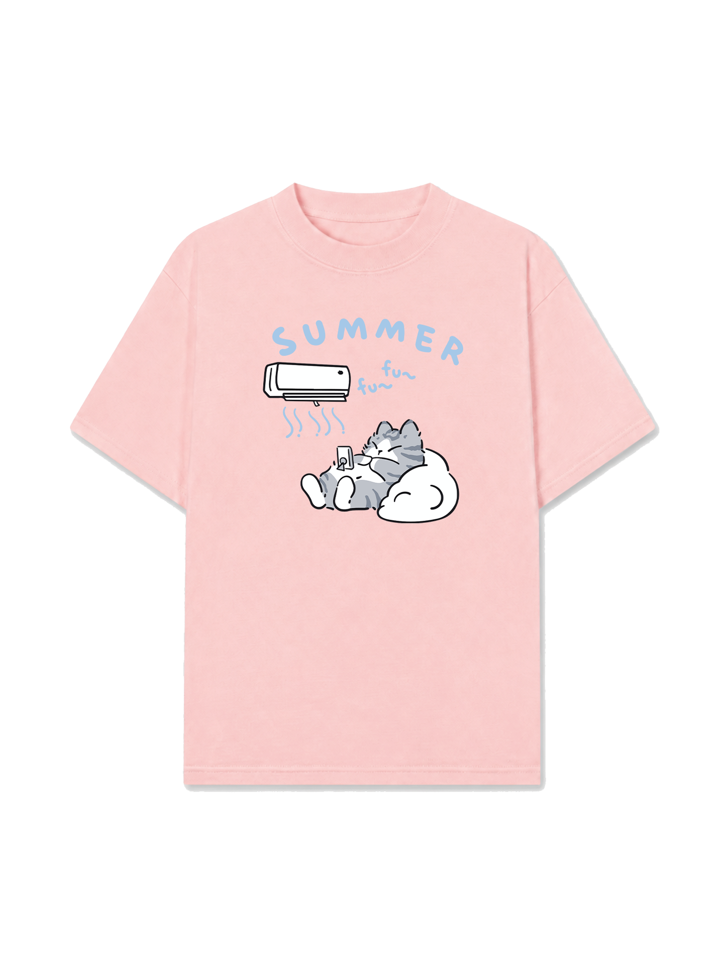Áo Thun Relaxed Fit Animal Moods Lazy Cat