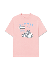 Áo Thun Relaxed Fit Animal Moods Lazy Cat