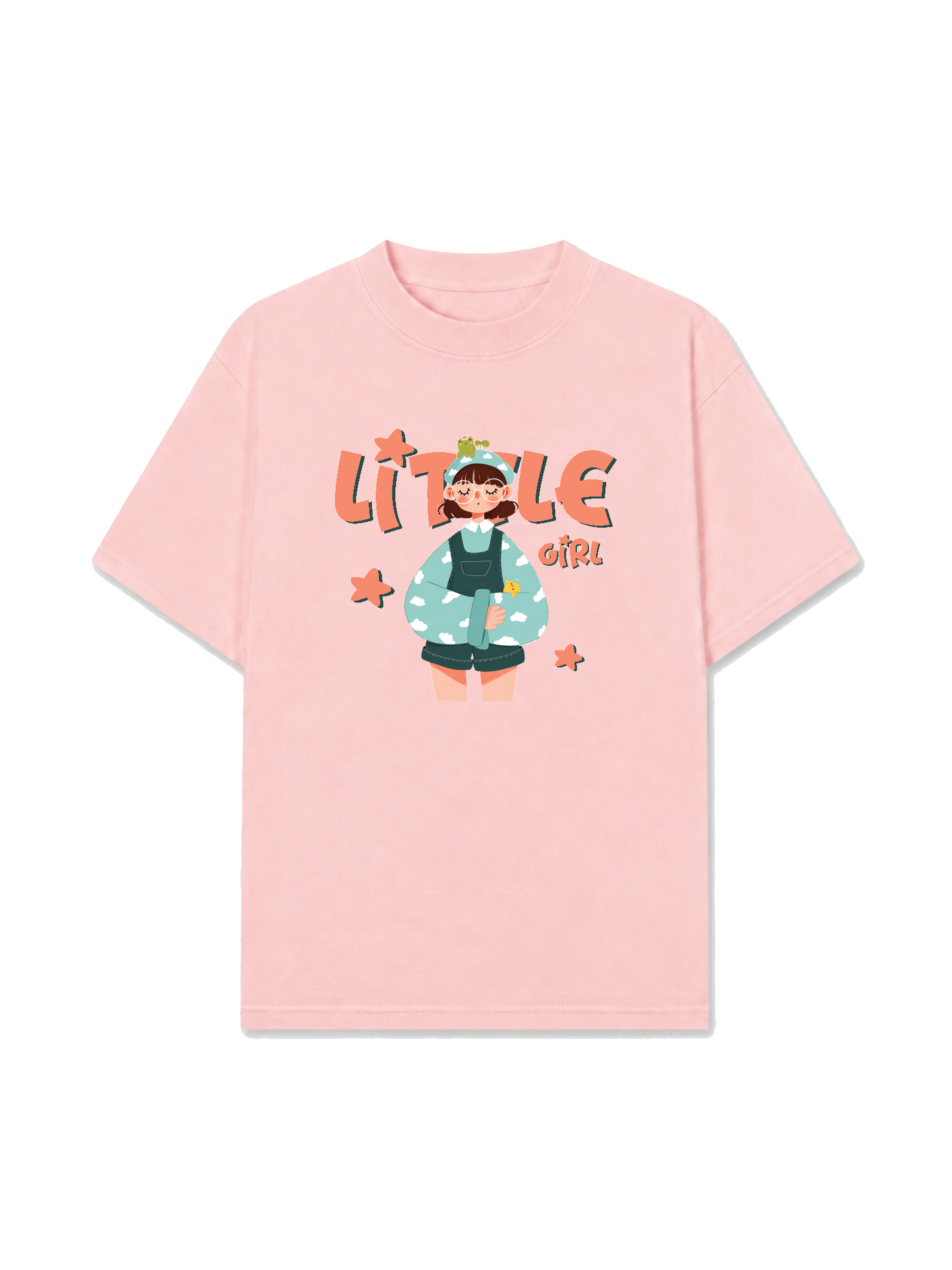 Áo Thun Relaxed Fit Little Cloud Girl