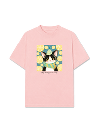 Áo Thun Relaxed Fit Lemon Reverie Meow