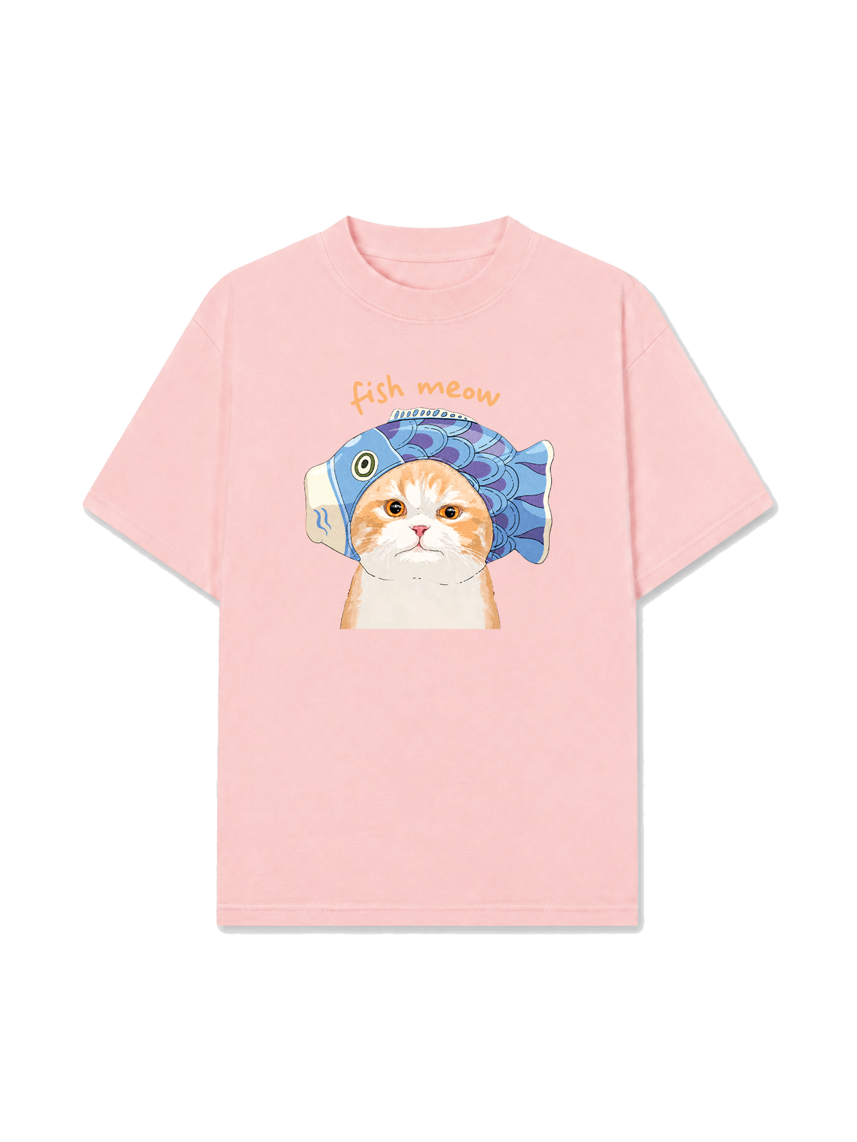 Áo Thun Relaxed Fit Fish Meow