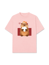 Áo Thun Relaxed Fit Animal Mood Bubble Beaver