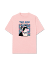 Áo Thun Relaxed Fit Pink Bubble Meow