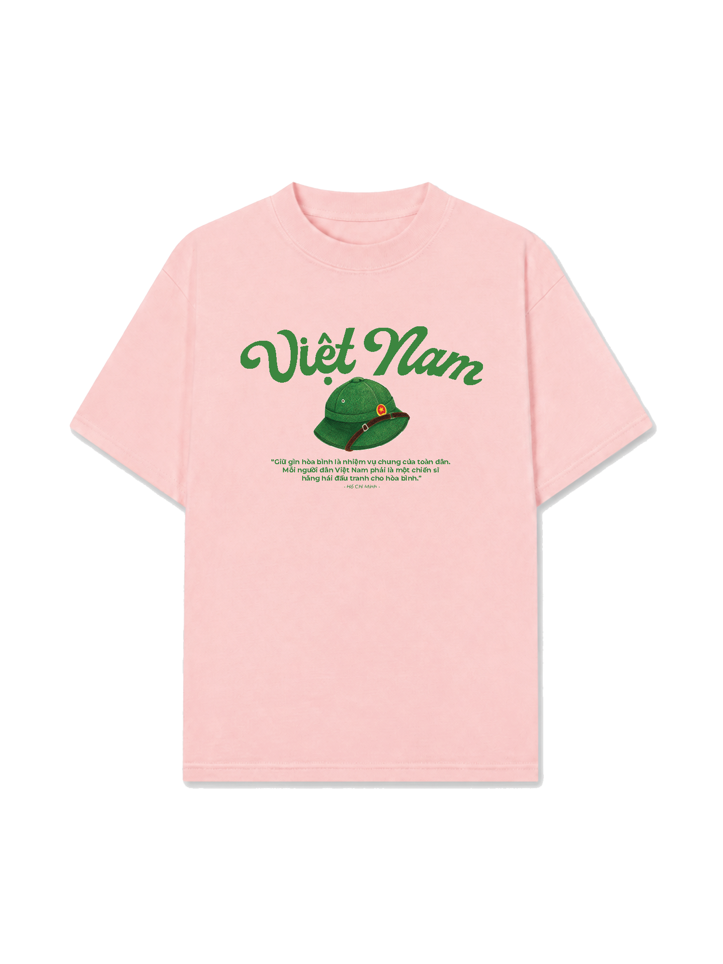 Áo Thun Relaxed Fit Mũ Cối Việt Nam