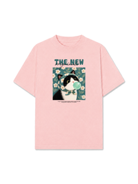 Áo Thun Relaxed Fit Daisy Mint Dream Meow