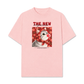 Áo Thun Relaxed Fit Red Daisy Daydream Meow