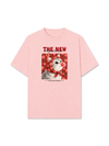 Áo Thun Relaxed Fit Red Daisy Daydream Meow