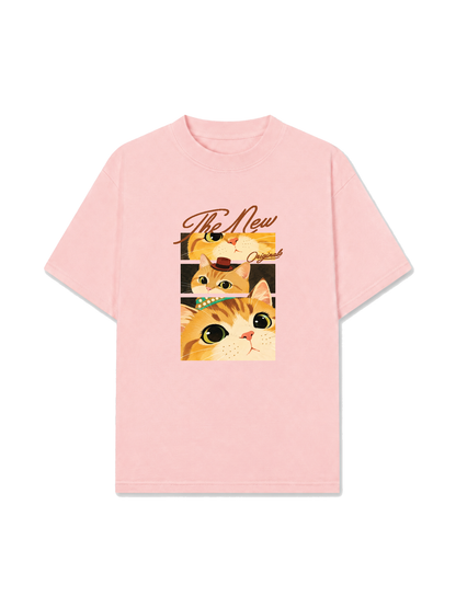 Áo Thun Relaxed Fit Fragments of Curiosity Meow