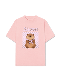 Áo Thun Relaxed Fit Animal Mood Sweet Beaver
