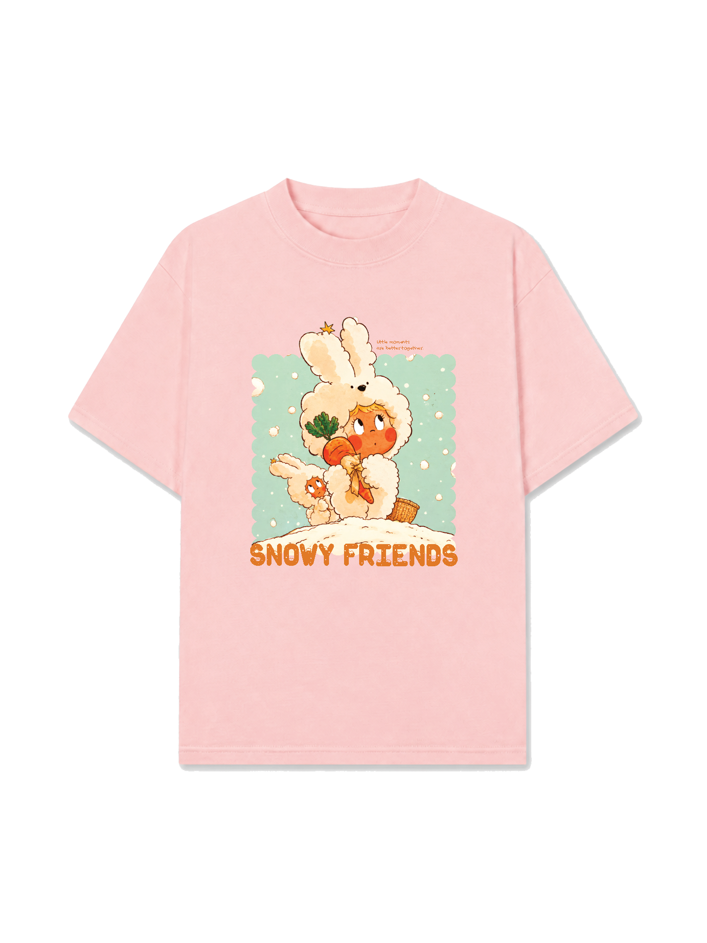 Áo Thun Relaxed Fit Snowy Friends