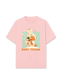 Áo Thun Relaxed Fit Snowy Friends