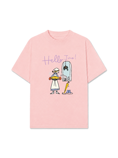 Áo Thun Relaxed Fit Hello June