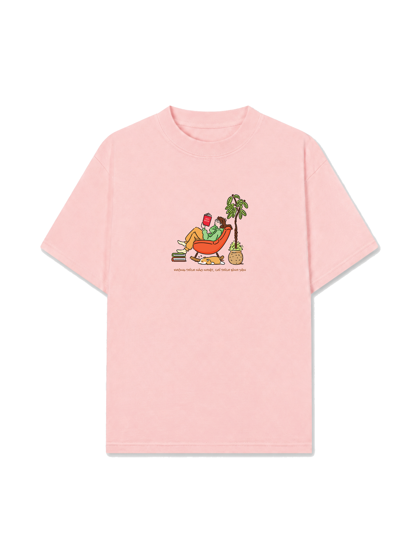 Áo Thun Relaxed Fit Không Thích Náo Nhiệt, Chỉ Thích Bình Yên