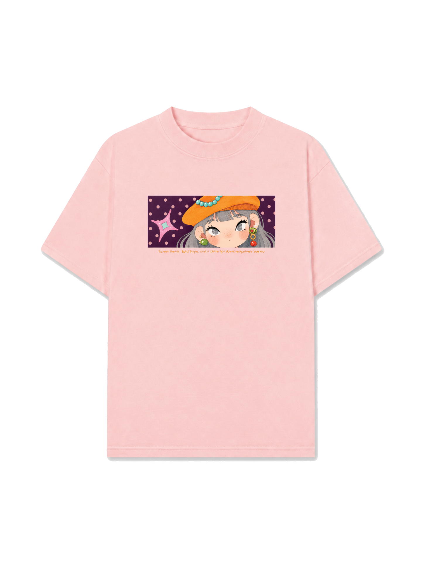 Áo Thun Relaxed Fit Orange Daydream Girl