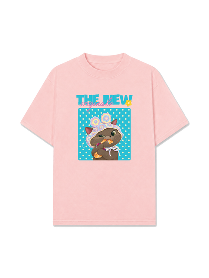 Áo Thun Relaxed Fit Little Mischief Meow