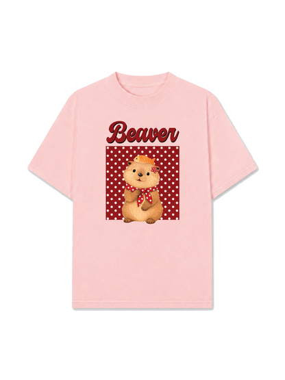 Áo Thun Relaxed Fit Animal Mood Cozy Penguin