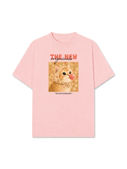 Áo Thun Relaxed Fit Honey Bubble Meow