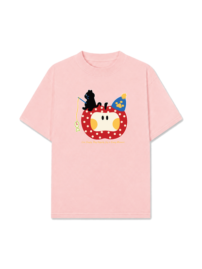Áo Thun Relaxed Fit Le Petit Pêcheur Meow