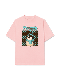 Áo Thun Relaxed Fit Animal Mood Cozy Penguin