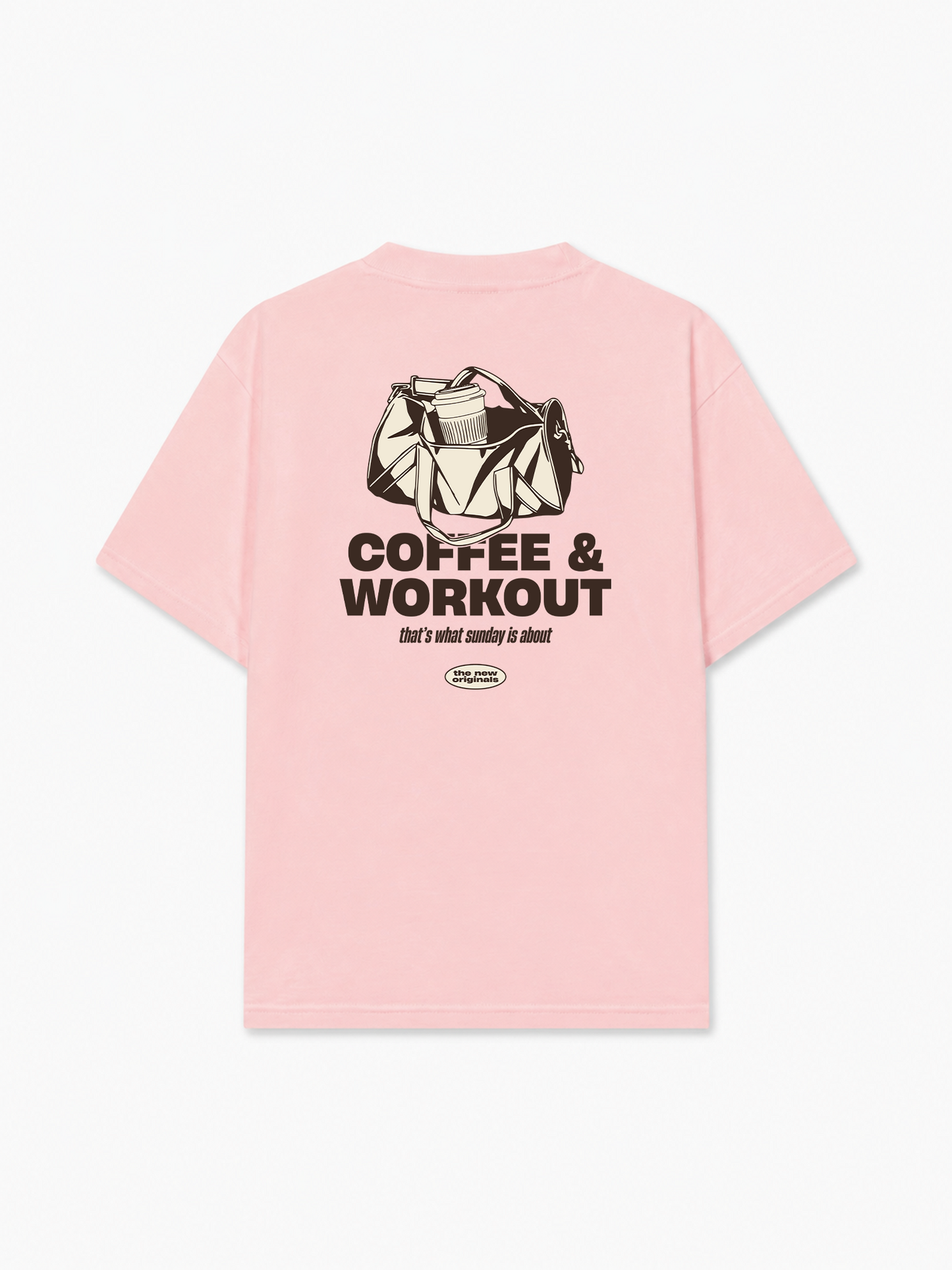 Áo Thun Relaxed Fit Coffee & Workout