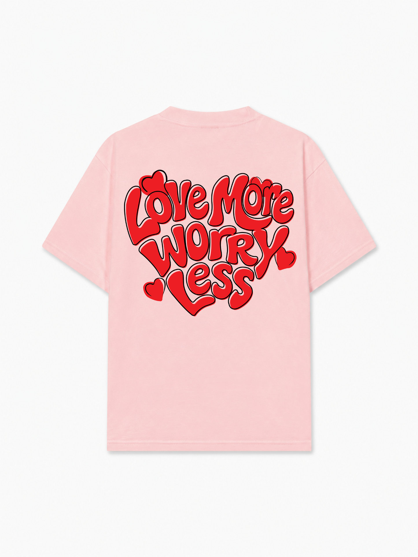 Áo Thun Relaxed Fit Love More Worry Less