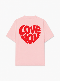 Áo Thun Relaxed Fit Love You Typography