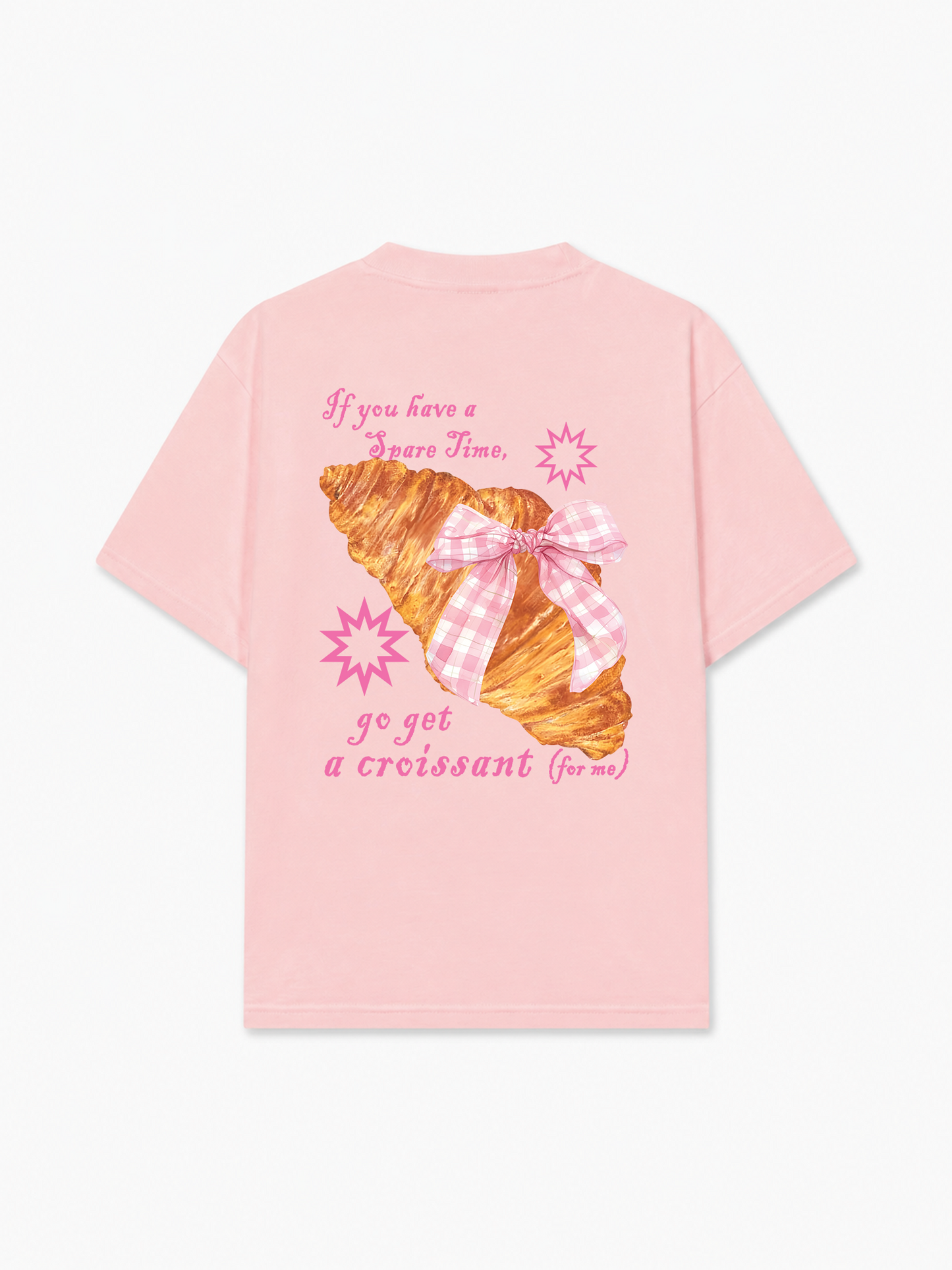Áo Thun Relaxed Fit Go Get A Croissant