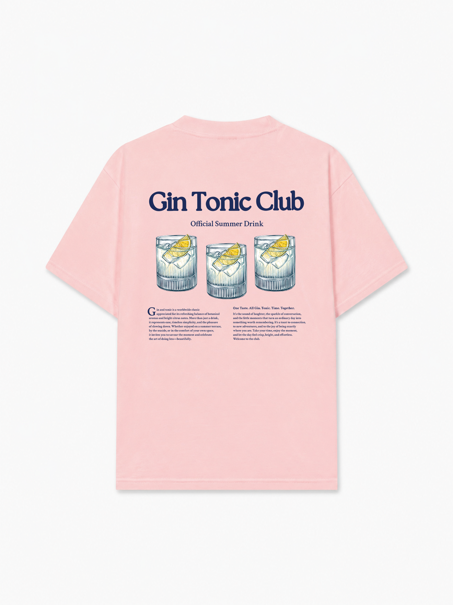 Áo Thun Relaxed Fit Gin Tonic Club