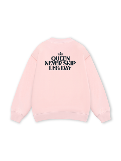 Queen Never Skip Leg Day Sweater