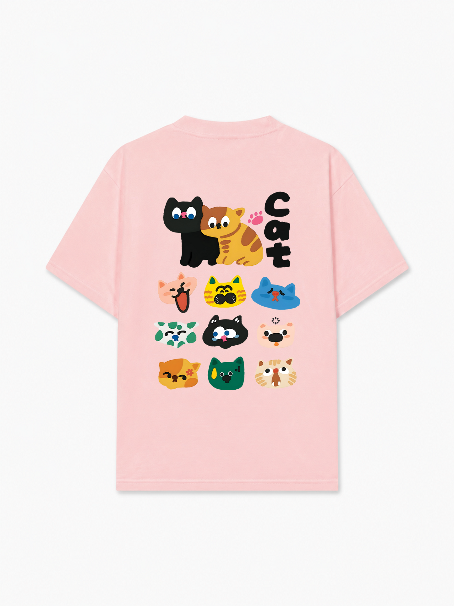Áo Thun Relaxed Fit Side By Meow