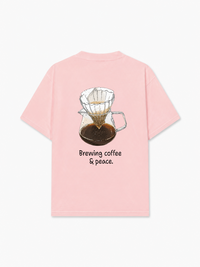 Áo Thun Relaxed Fit Brewing Coffee