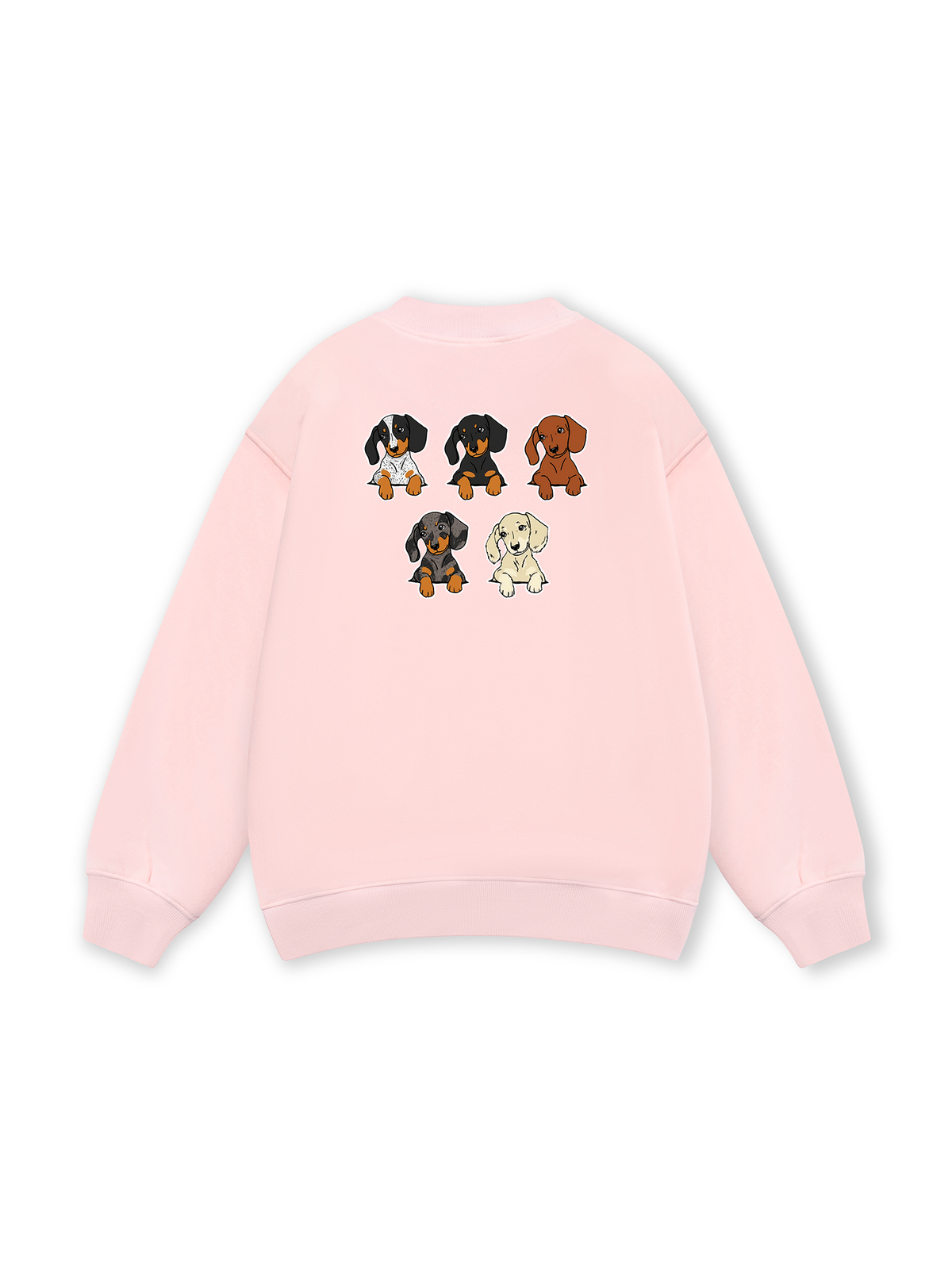 Retro Leopard Dashund Sweater