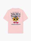 Áo Thun Relaxed Fit Take Me To Your Stereo