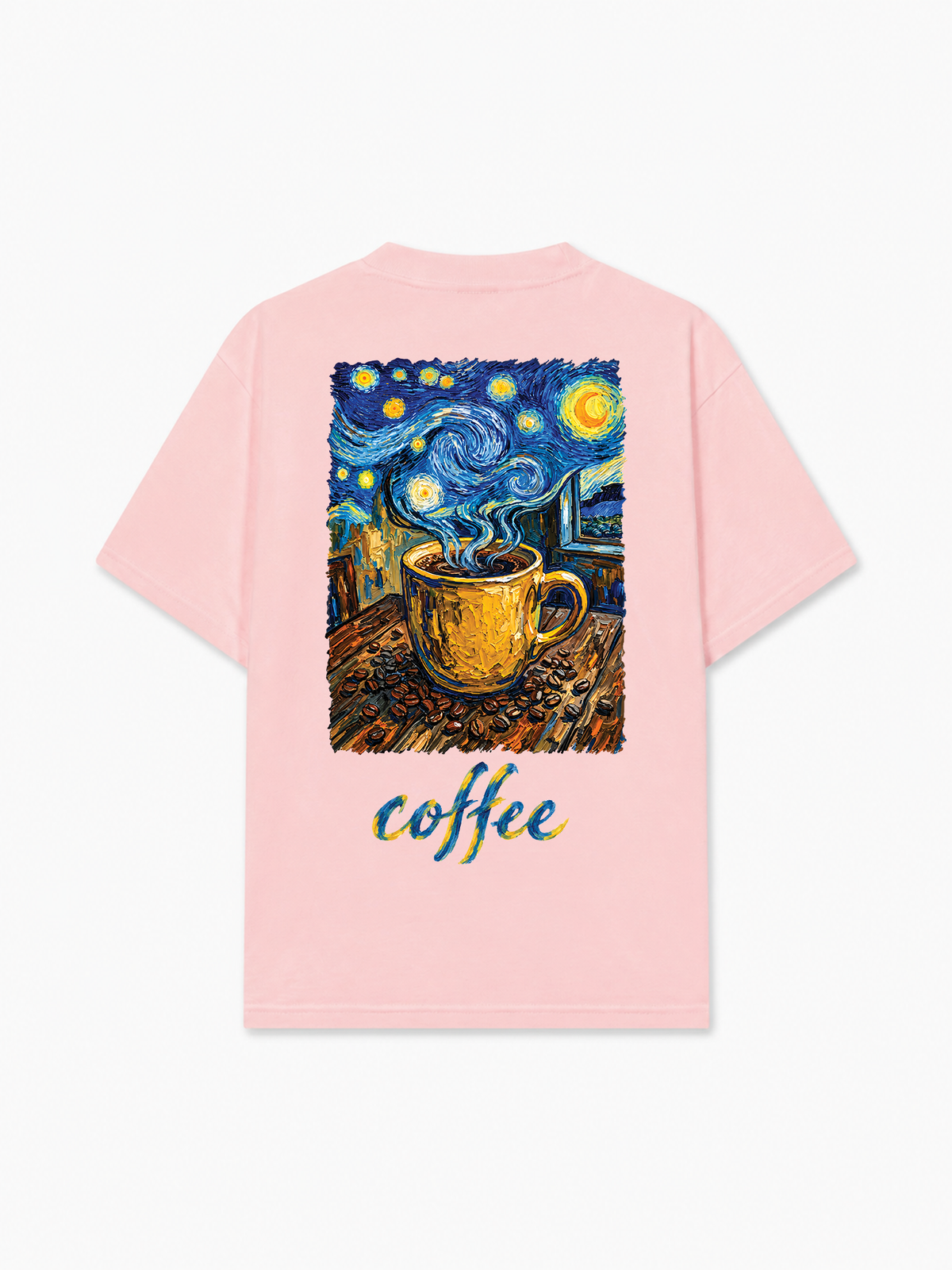 Áo Thun Relaxed Fit Coffee Vangogh