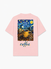 Áo Thun Relaxed Fit Coffee Vangogh