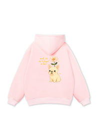 Work & Live Dog Hoodie
