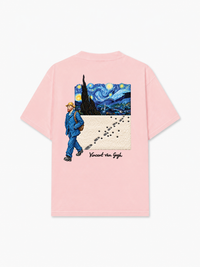 Áo Thun Relaxed Fit Vincent Van Gogh Stary Night