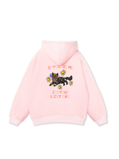 Lucky day cat Hoodie