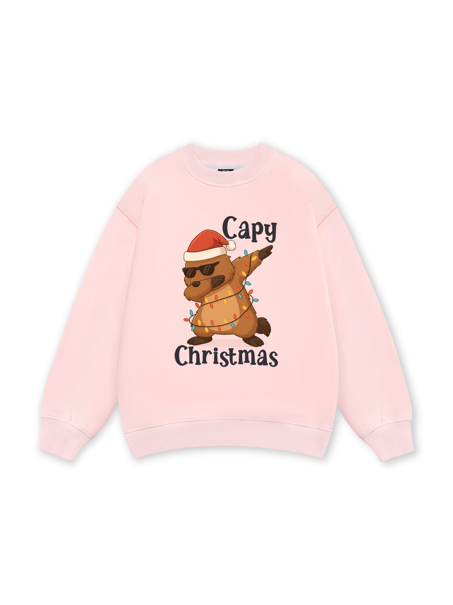 Capy Christmas Dab  Sweater