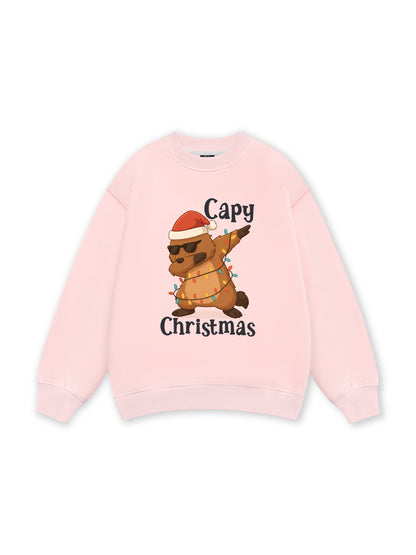 Capy Christmas Dab  Sweater