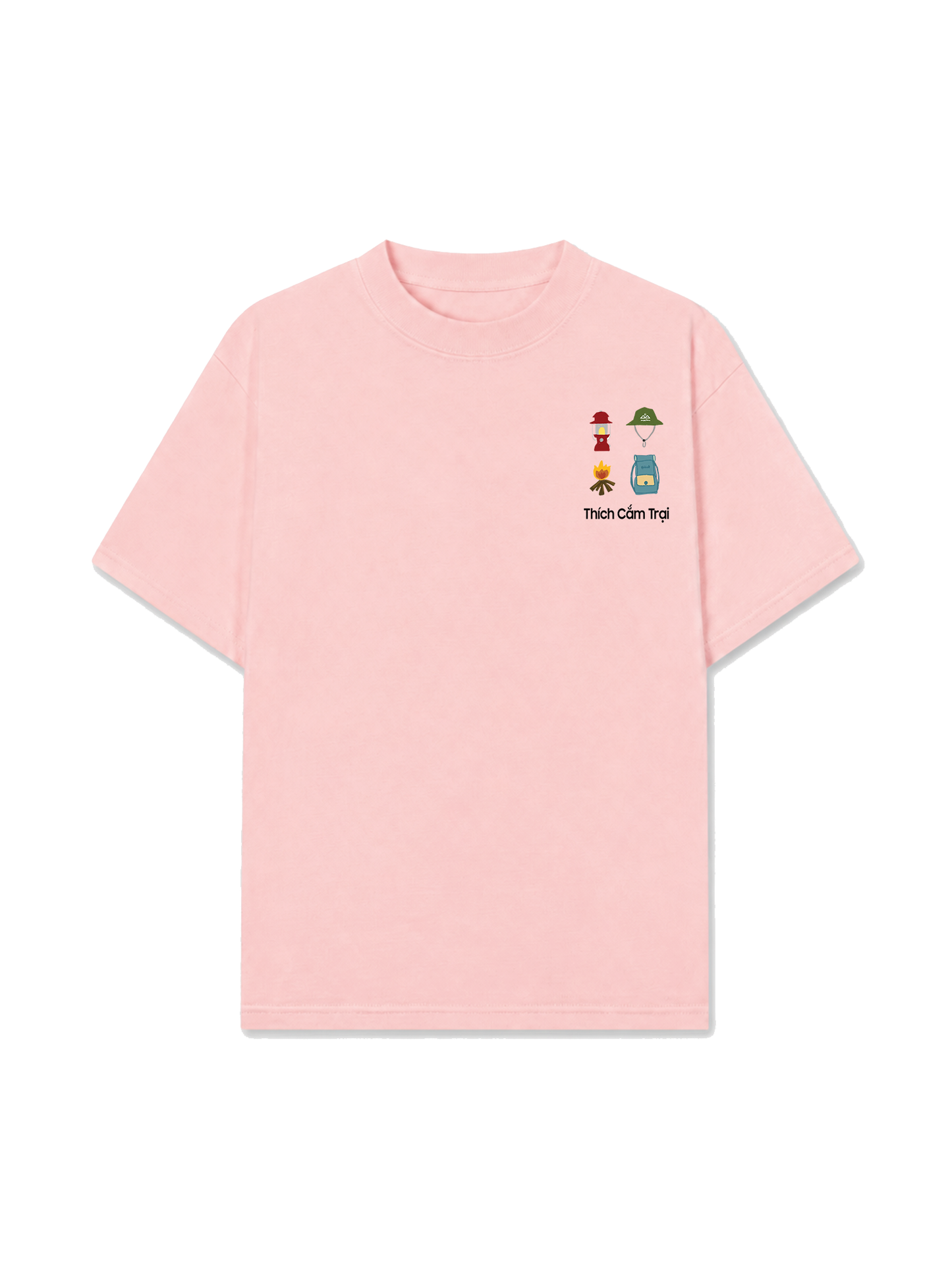 Áo Thun Relaxed Fit Thích Cắm Trại