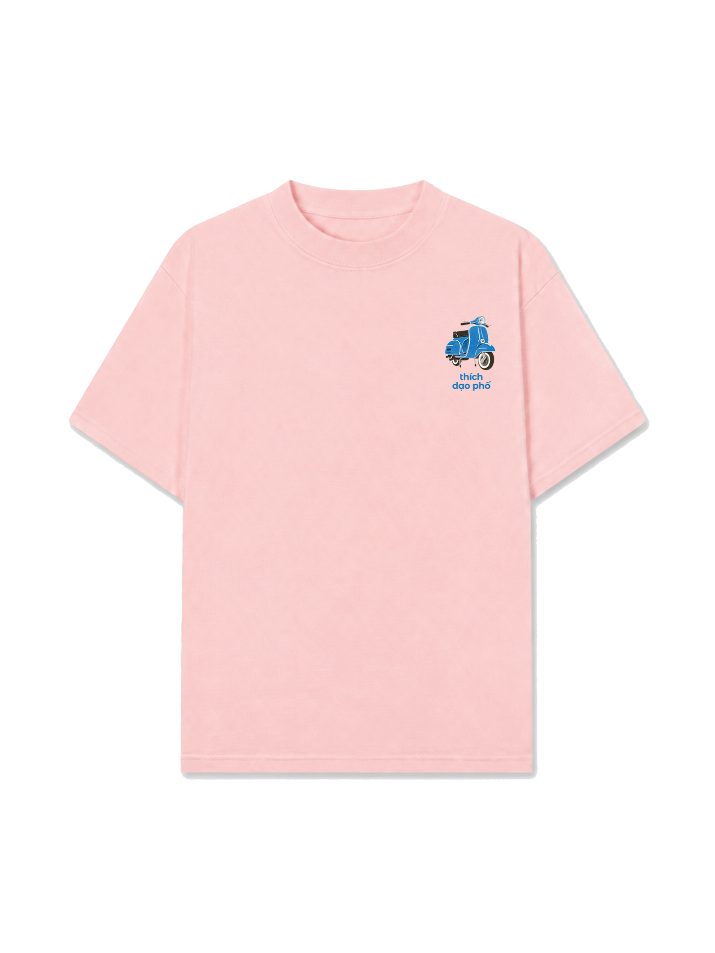 Áo Thun Relaxed Fit Thích Dạo Phố Blue