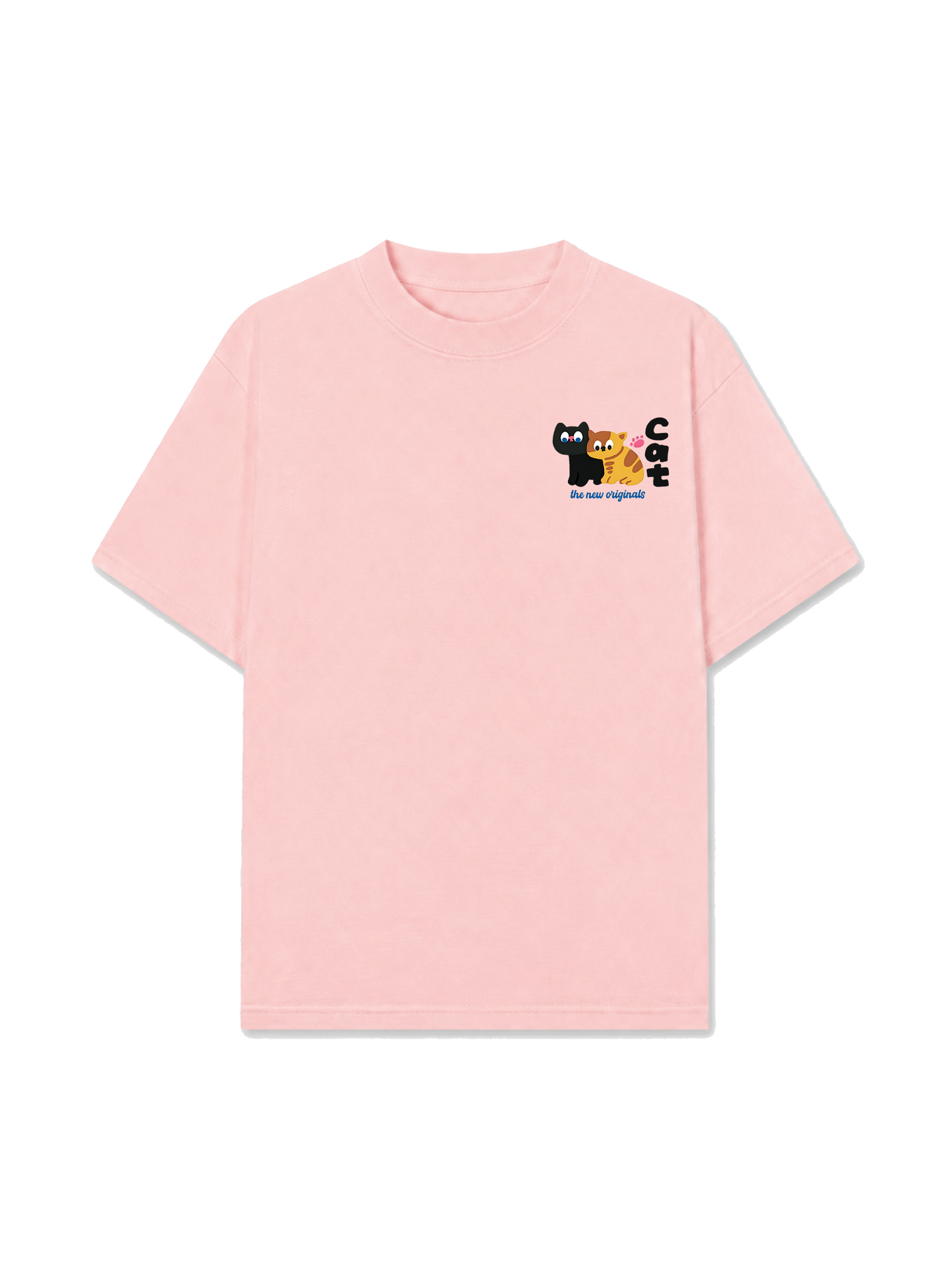 Áo Thun Relaxed Fit Side By Meow