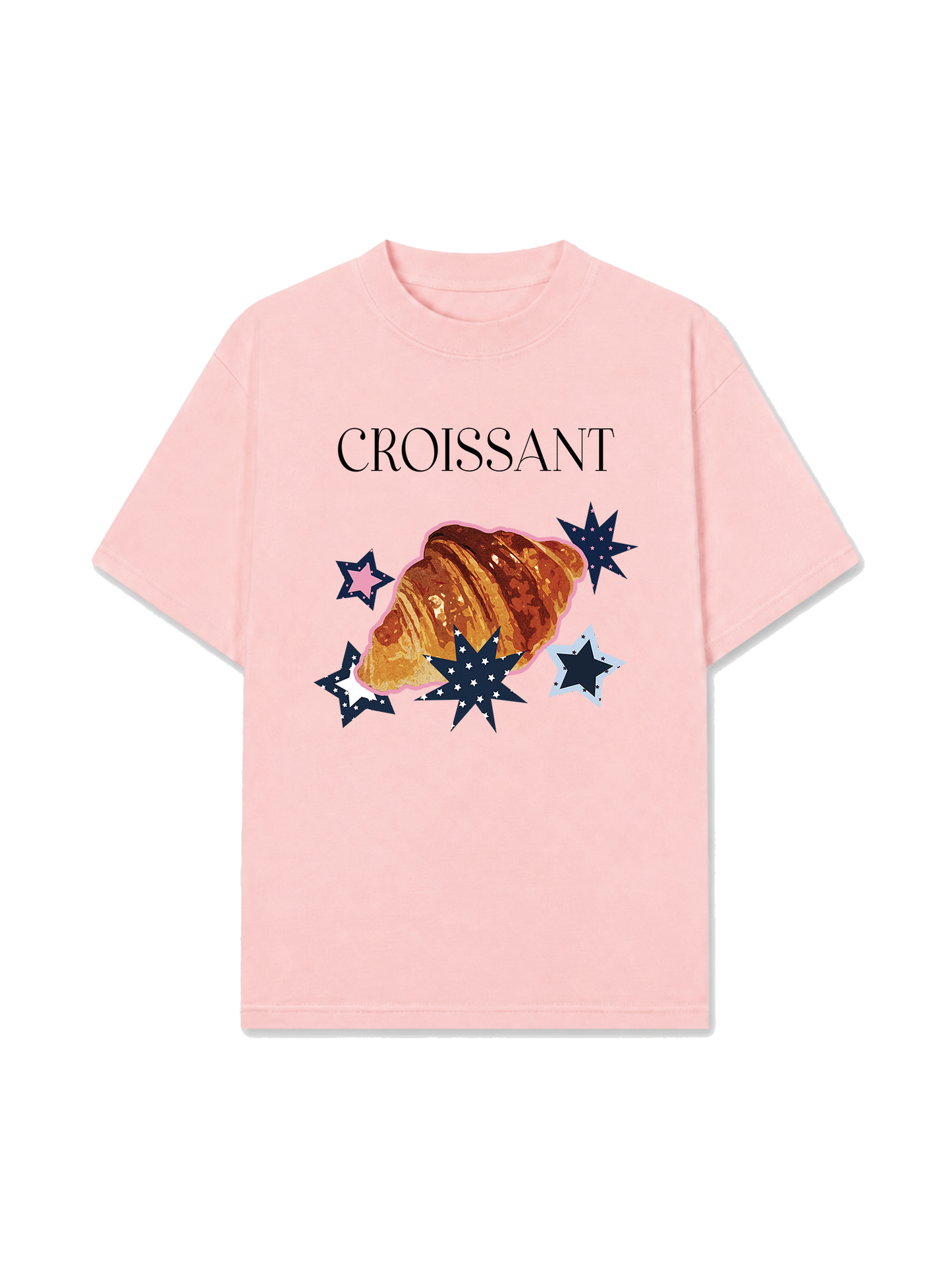 Áo Thun Relaxed Fit Croissant Y2K