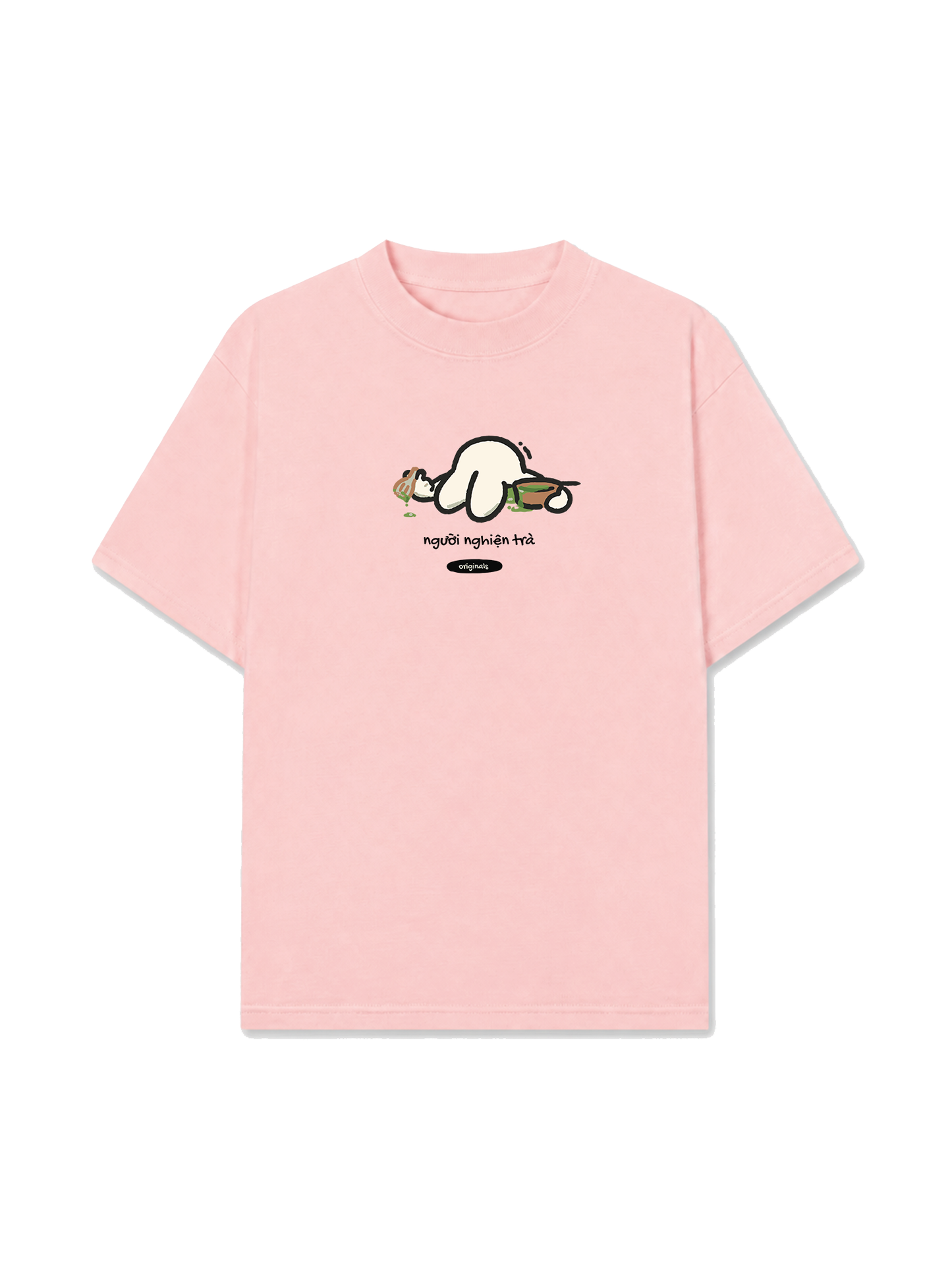 Áo Thun Relaxed Fit Người Nghiện Trà