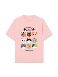 Áo Thun Relaxed Fit All You Need Is Moew