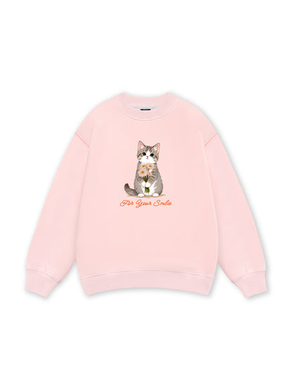 Blooming Kitty Sweater