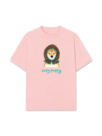Áo Thun Relaxed Fit Blue Tiffany Cozy Puppy