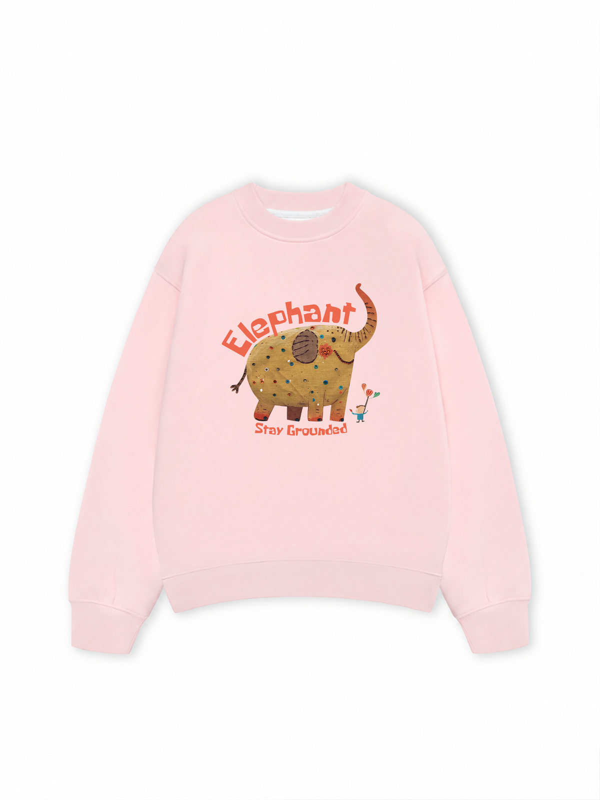Áo Sweater Nỉ Hai Da Animal Elephant