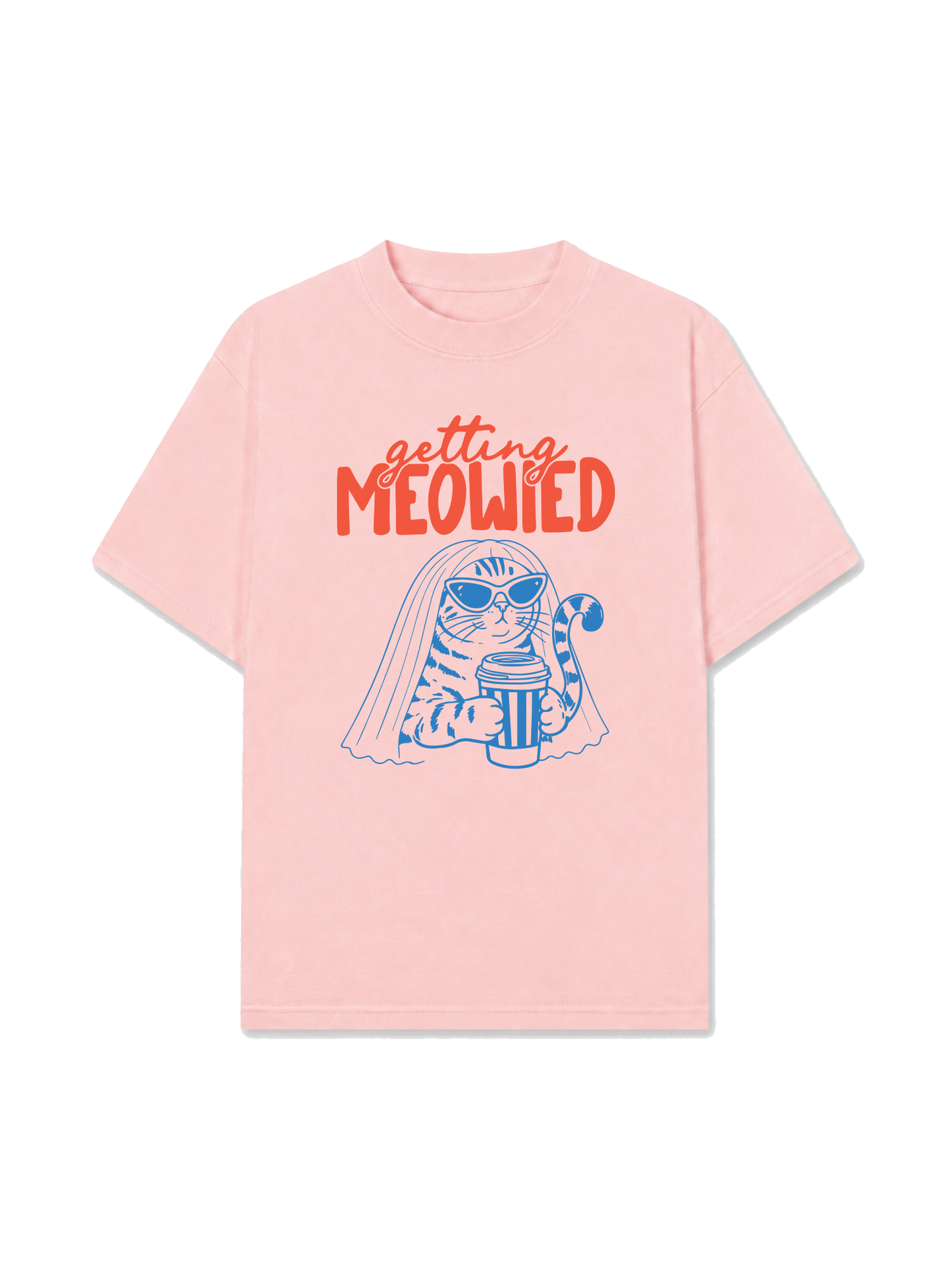 Áo Thun Relaxed Fit Getting Meowied